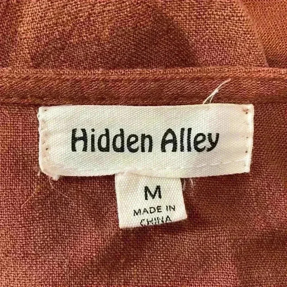 Hidden alley size medium brown embroidered dress - Picture 4 of 8